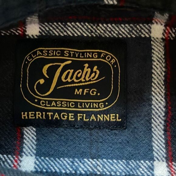 Jachs Heavyweight Cotton Flannel Sz. L - Picture 3 of 9